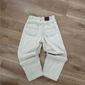 Lee Men's Light Cream Straight-Leg Jeans